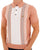 Gabicci Vintage Searle Knitted Polo Peach