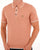 Gabicci Vintage Lineker Tipped Knitted Polo Peach