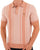 Gabicci Vintage Dante Knitted Polo Peach