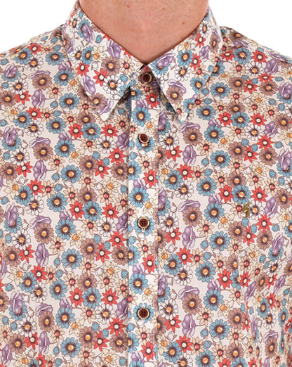 Gabicci Vintage Summer Shirt Floral