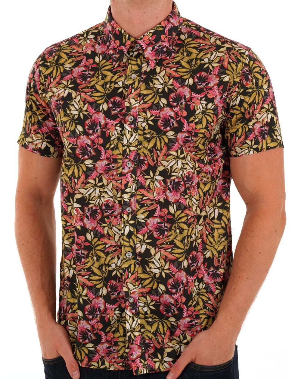 Gabicci Vintage Summer Shirt Floral
