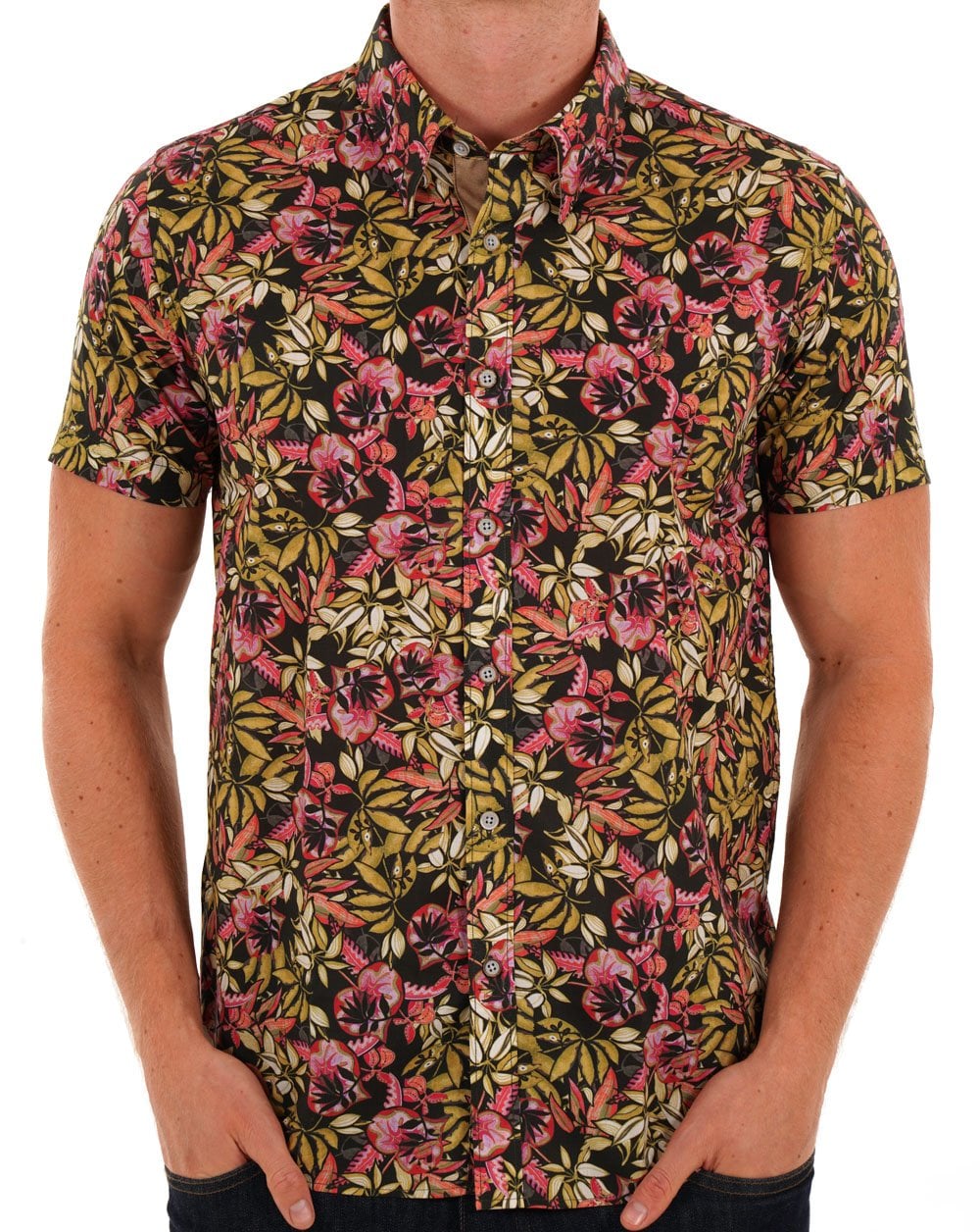 Gabicci Vintage Summer Shirt Floral