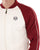 Sergio Tacchini Retro Track Top Ecru / Burgundy
