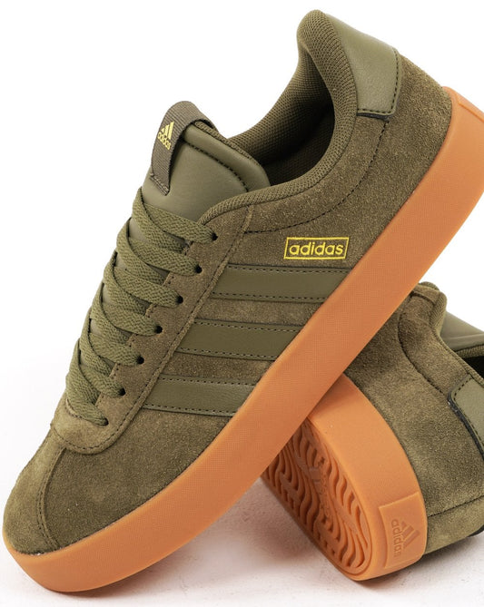 Adidas VL Court Trainers Olive Gum