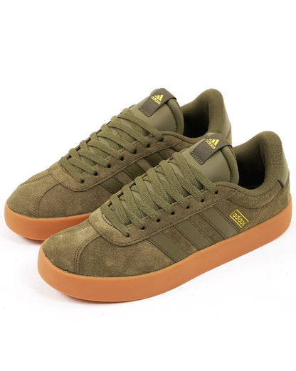 Adidas VL Court Trainers Olive Gum