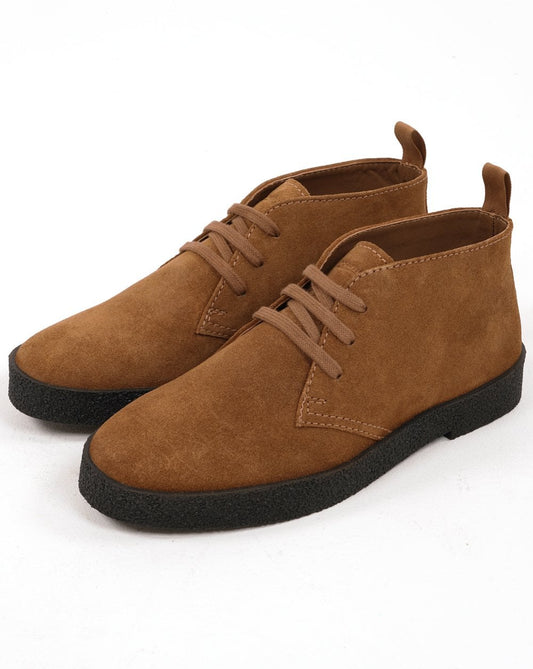 Roamers Revolver Suede Boots Tan