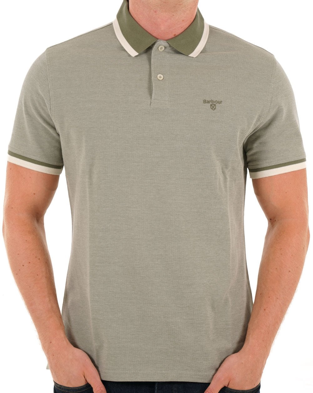 Barbour Barnard Polo Shirt Light Moss