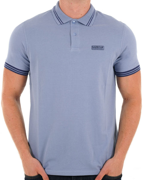Barbour International Calibrated Polo Shirt Manor Blue