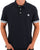 Pretty Green Cressa Tipped Polo Navy