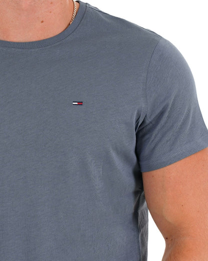 Tommy Jeans Slim Fit T Shirt Blue