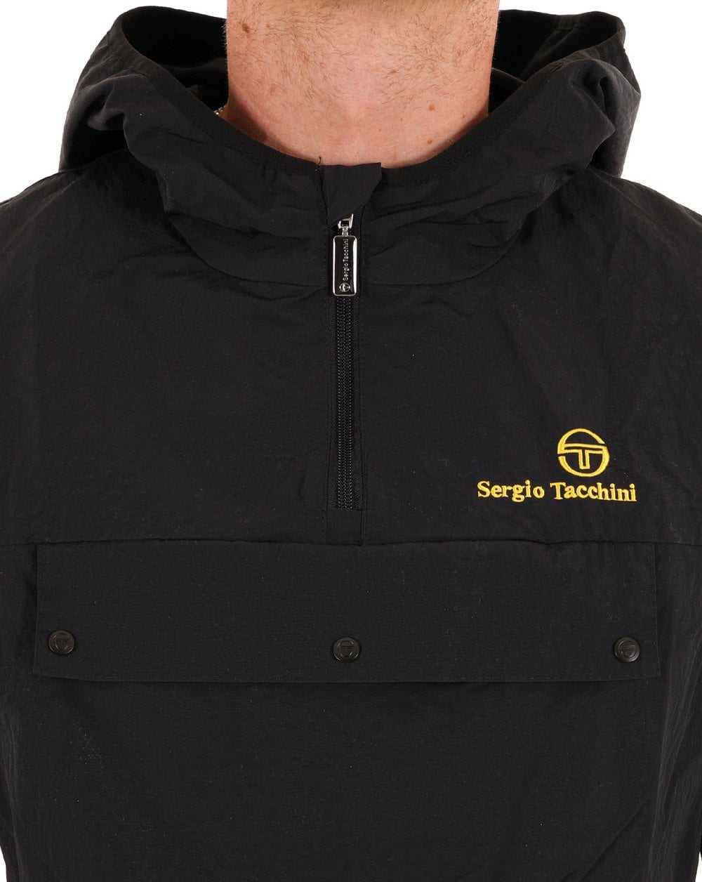 Sergio Tacchini Overhead Jacket Black