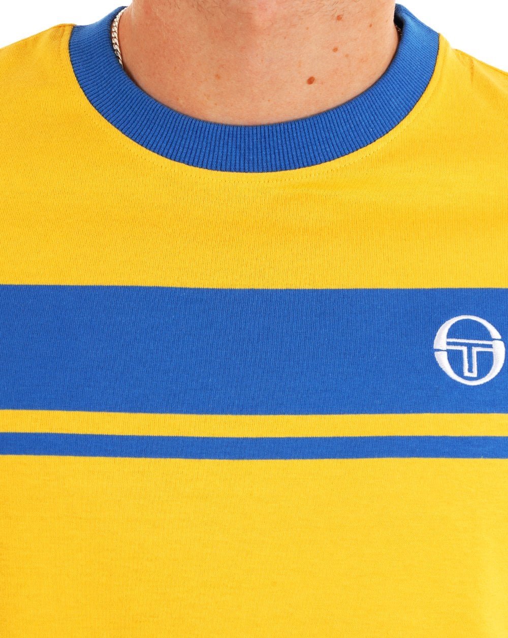 Sergio Tacchini Masters T Shirt Yellow/Blue