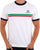 Sergio Tacchini Super MK2 T Shirt White Navy Italia