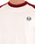 Sergio Tacchini Retro Ace T Shirt Gardenia/Deep Red