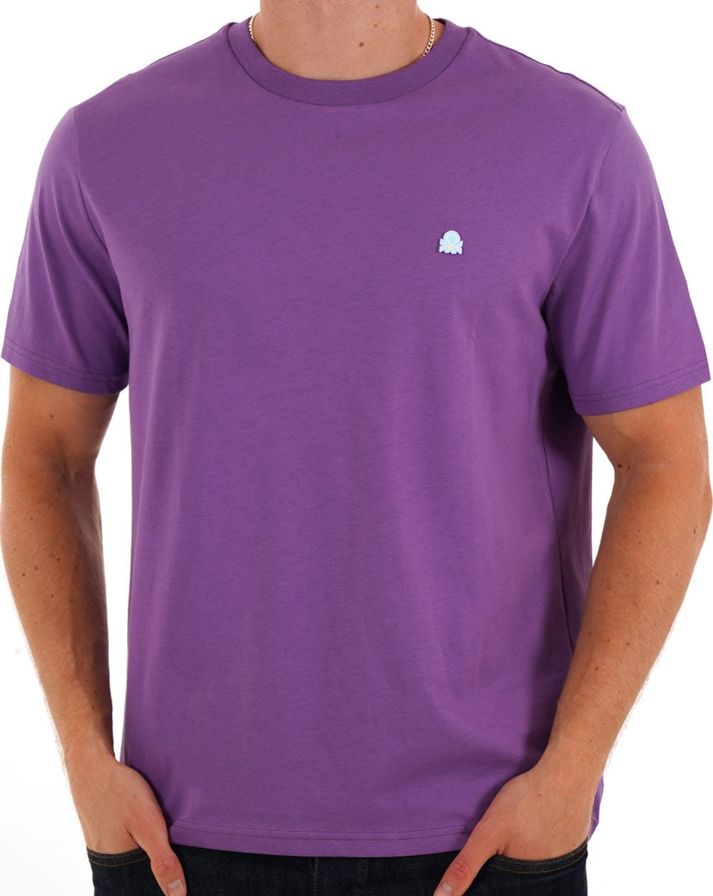 Benetton Small Logo T-shirt Blackcurrant