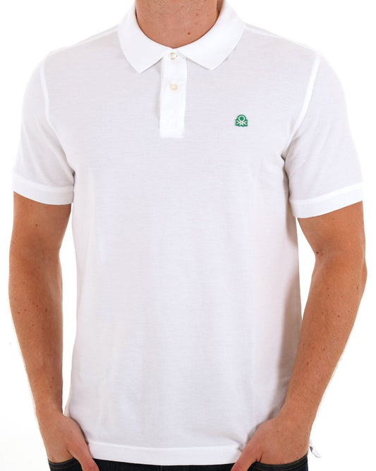 Benetton Polo Shirt White