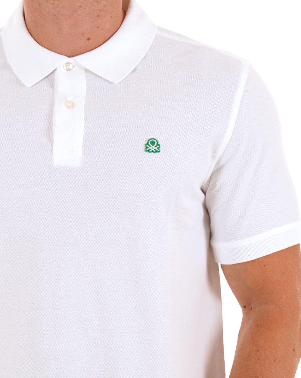 Benetton Polo Shirt White