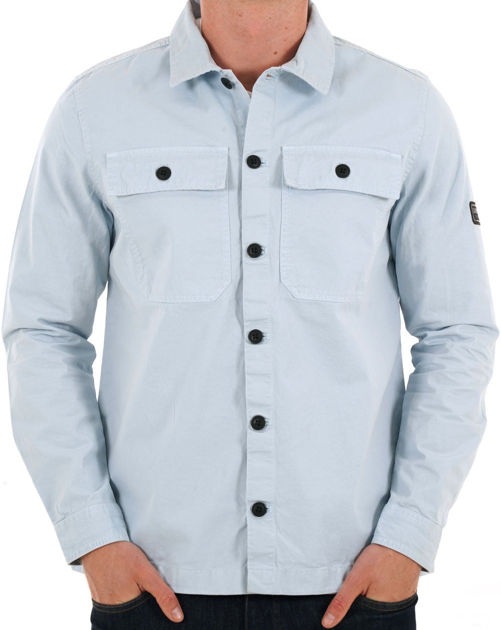 Barbour International Arlo Overshirt Heritage Blue