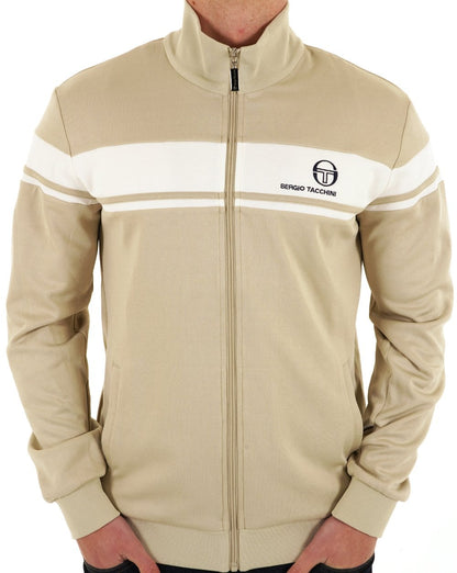 Sergio Tacchini Masters Track Top Stone/Gardenia