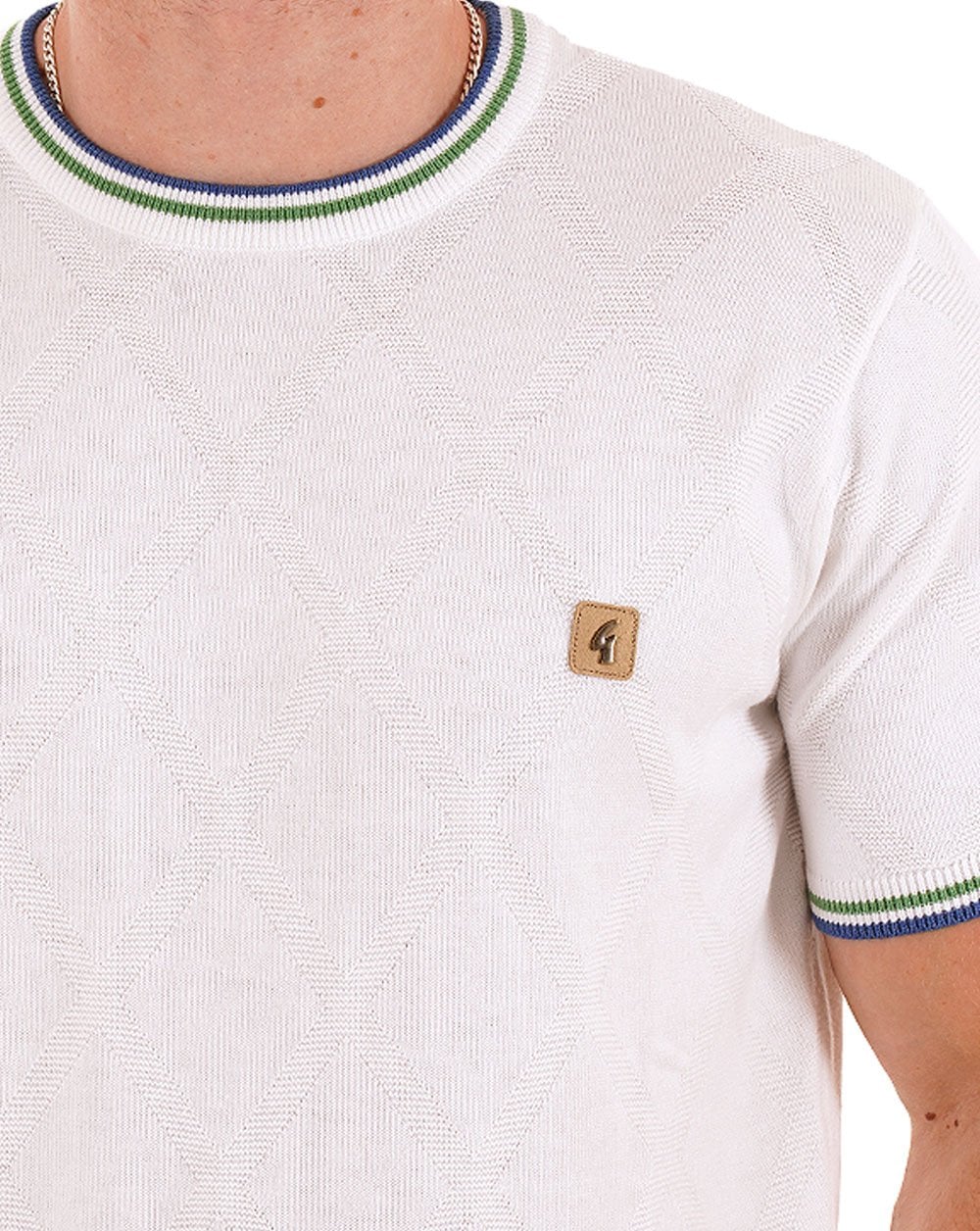 Gabicci Vintage Santino Knitted Top White