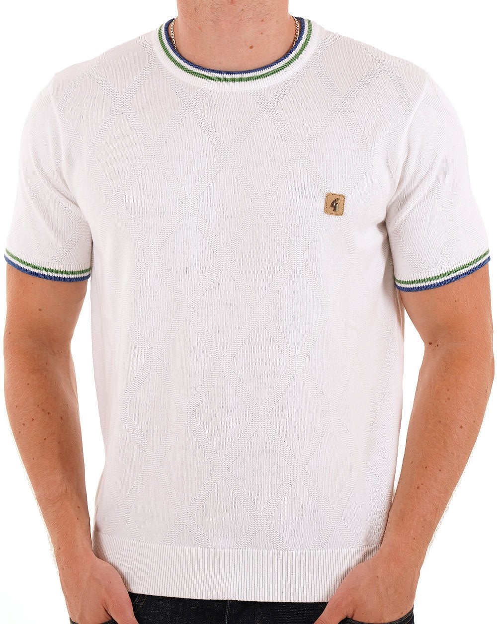Gabicci Vintage Santino Knitted Top White