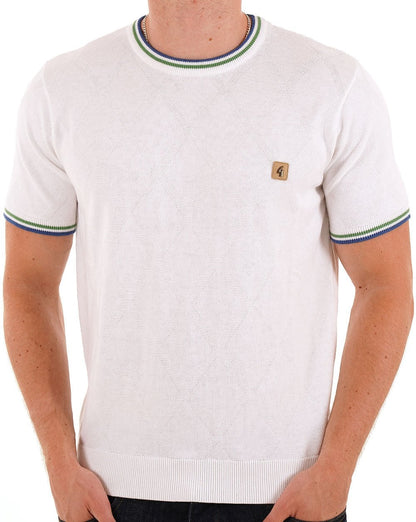 Gabicci Vintage Santino Knitted Top White