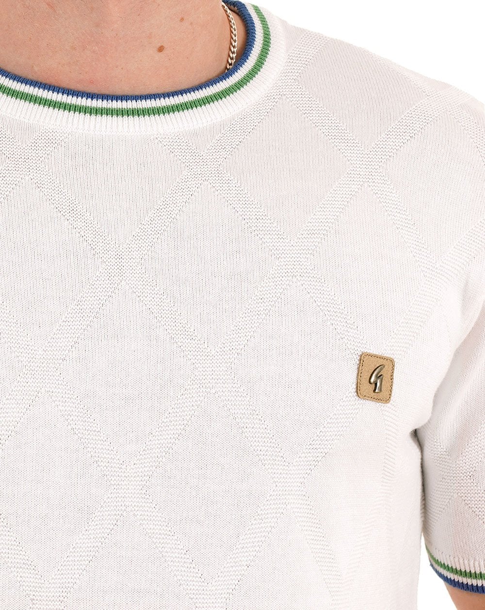 Gabicci Vintage Santino Knitted Top White