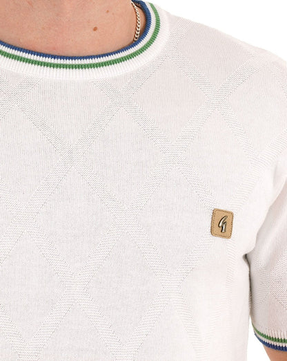 Gabicci Vintage Santino Knitted Top White