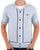 Gabicci Vintage Ross SS Knitted Shirt Azure