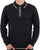 Gabicci Vintage Lineker Long Sleeve Knitted Polo Black