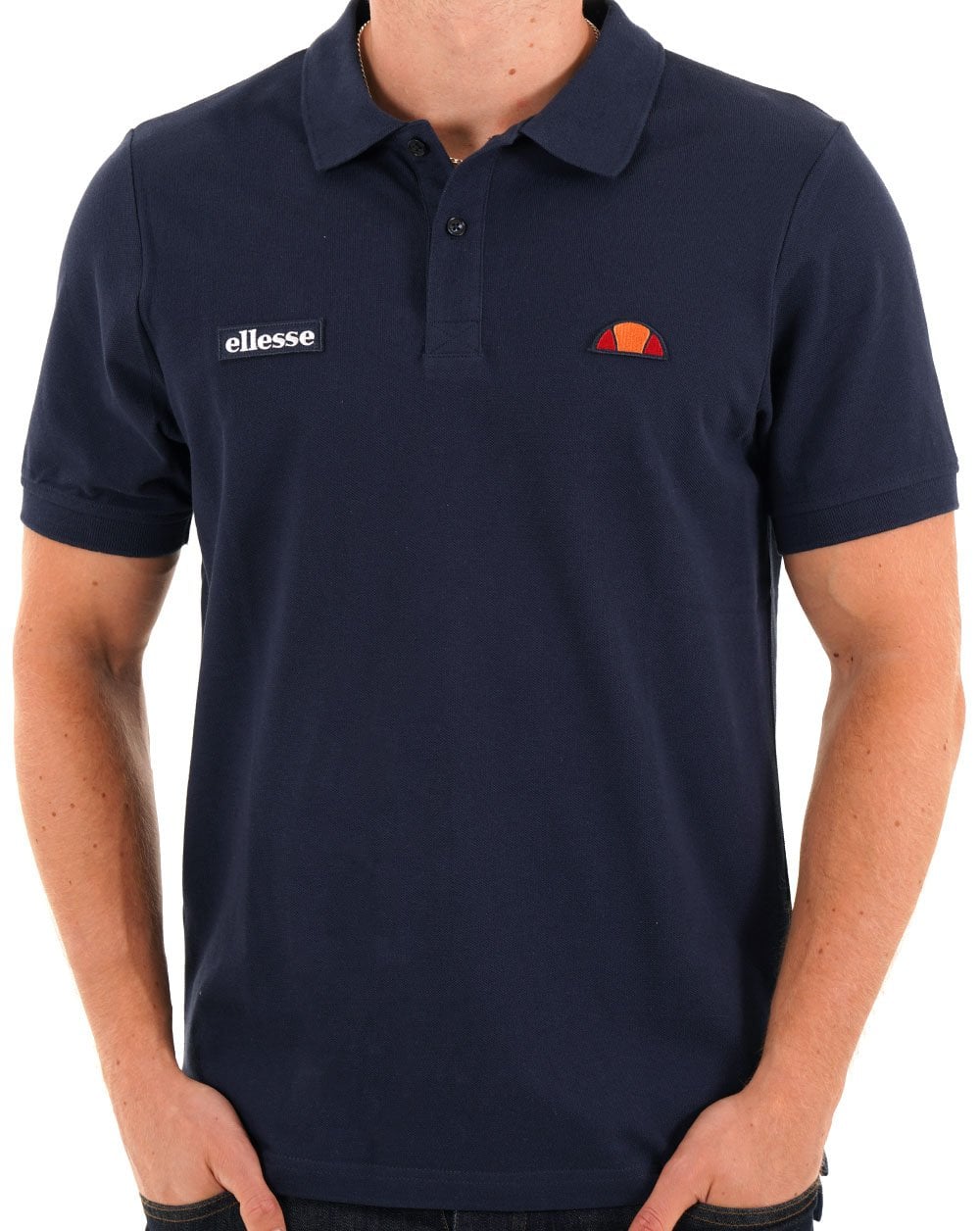 Ellesse Monvali Polo Shirt Navy