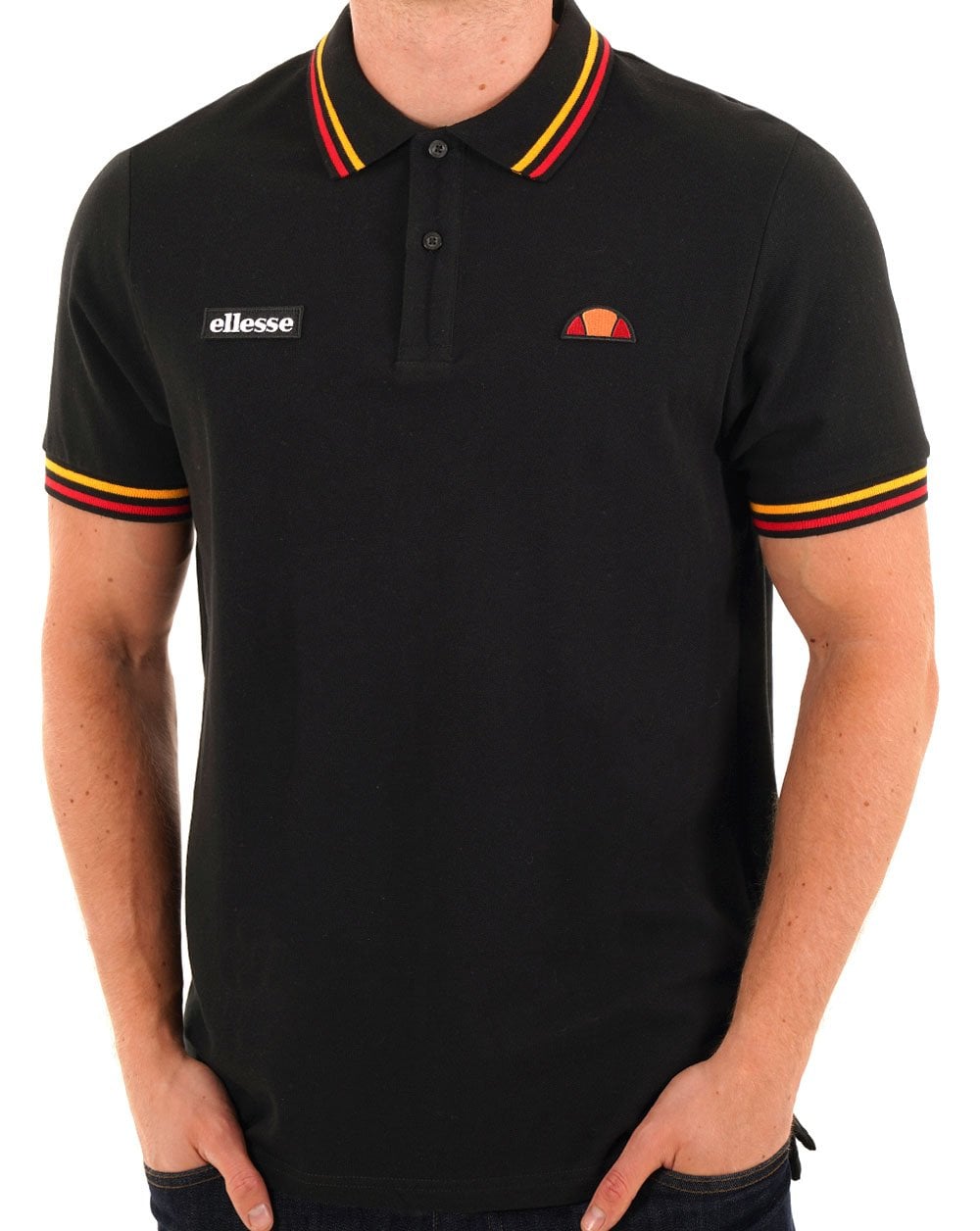Ellesse Doran Polo Shirt Black