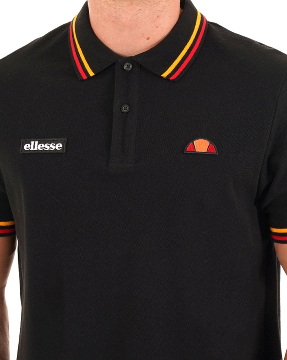 Ellesse Doran Polo Shirt Black