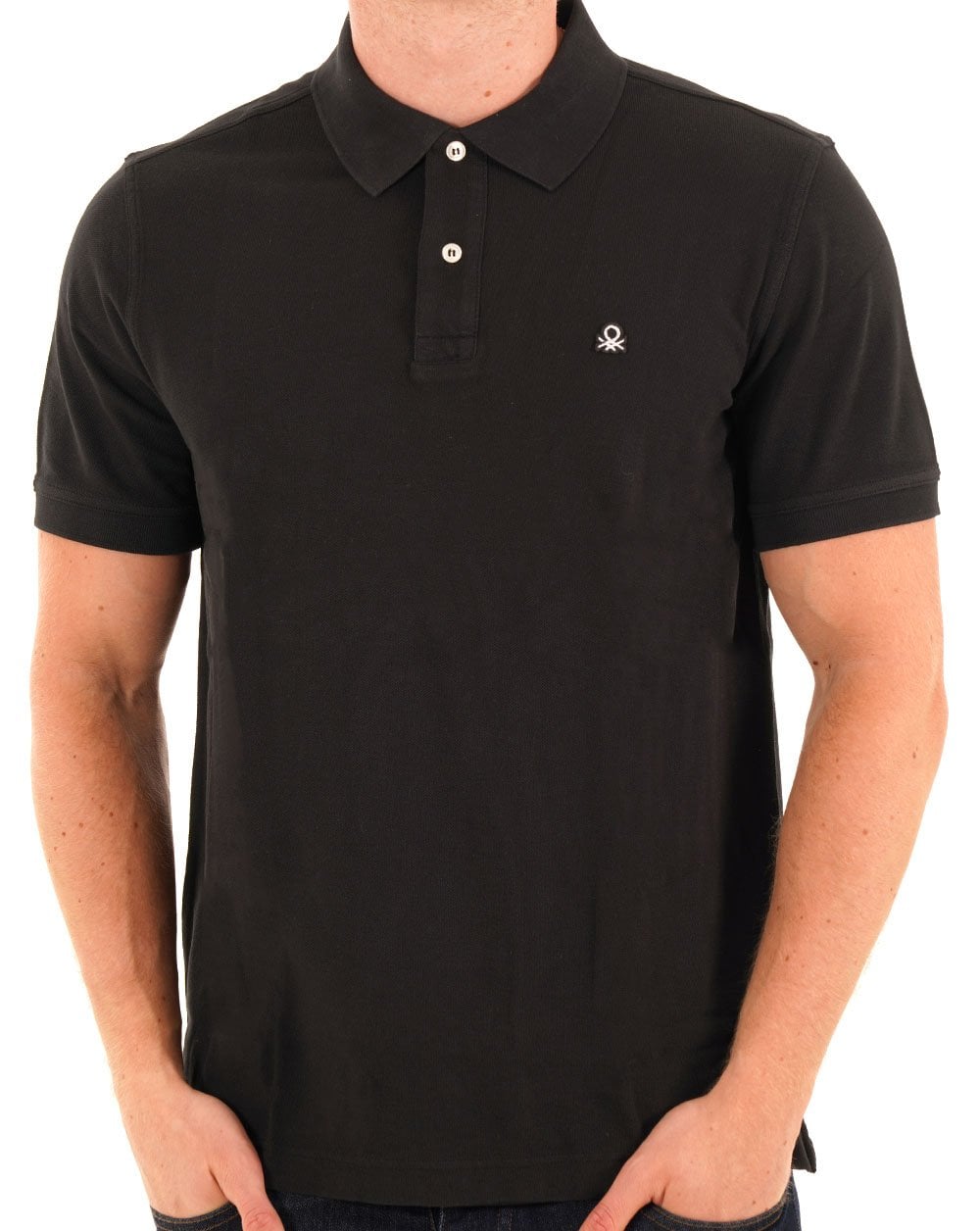 Benetton Polo Shirt Black