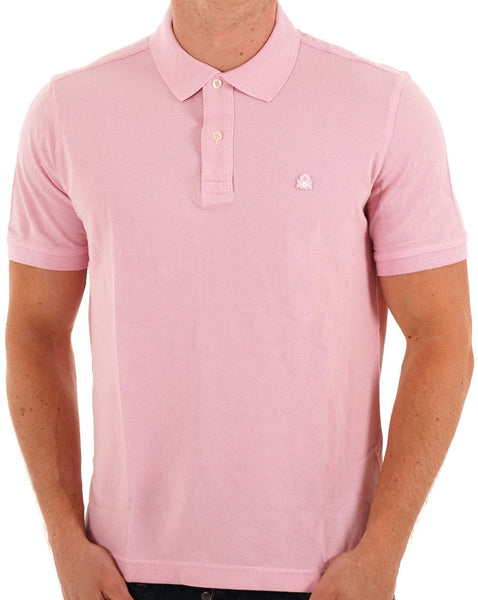 Benetton Polo Shirt Light Pink