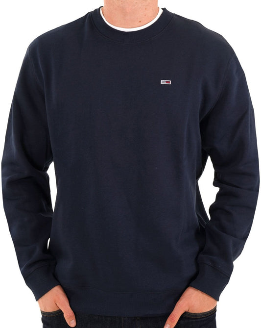 Tommy Jeans Flag Crew Sweatshirt Navy