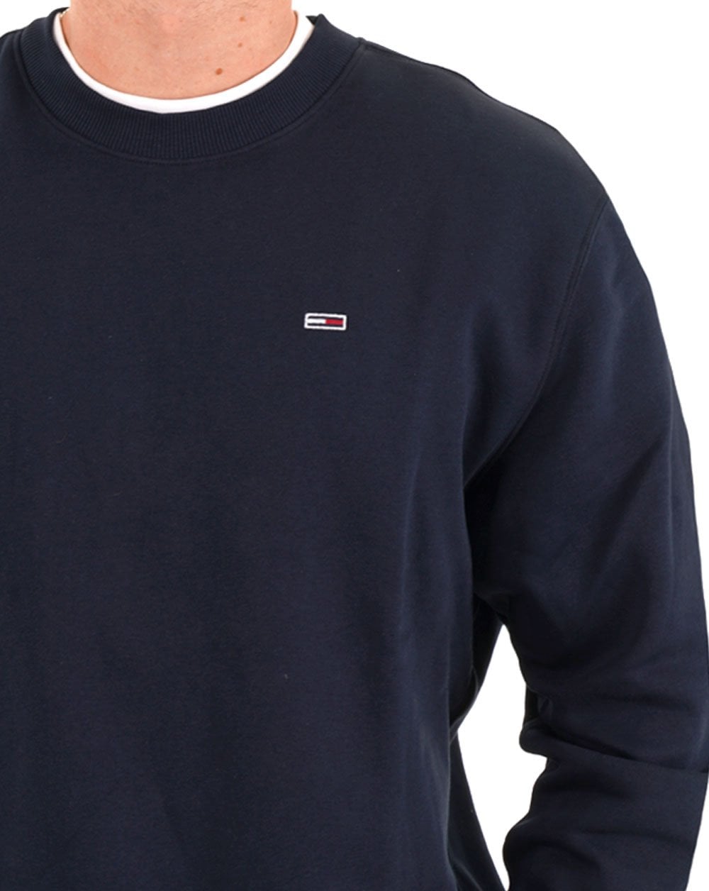 Tommy Jeans Flag Crew Sweatshirt Navy