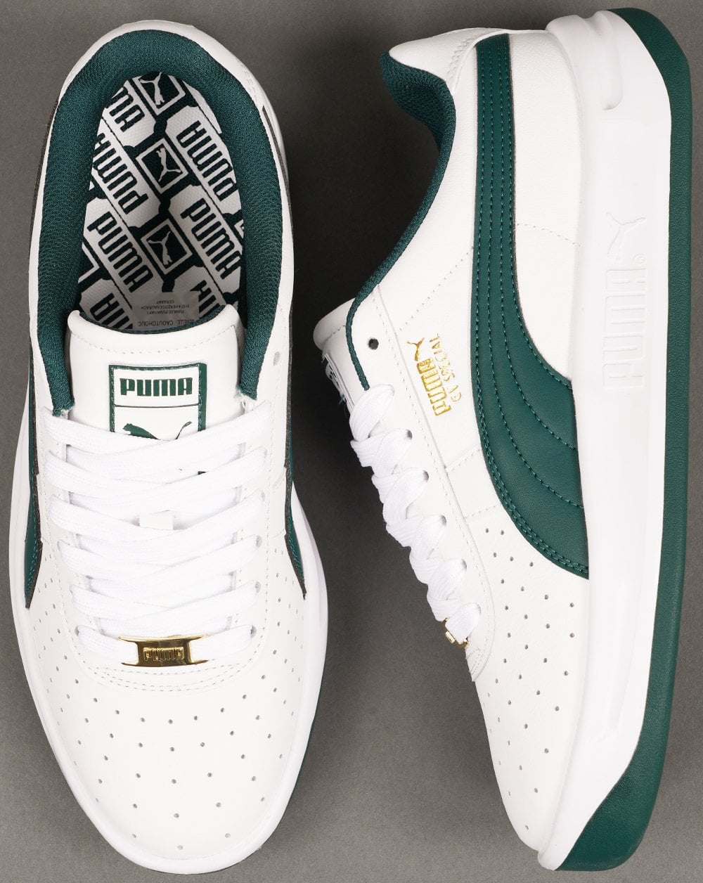 Puma GV Special Trainer White / Green / Gold