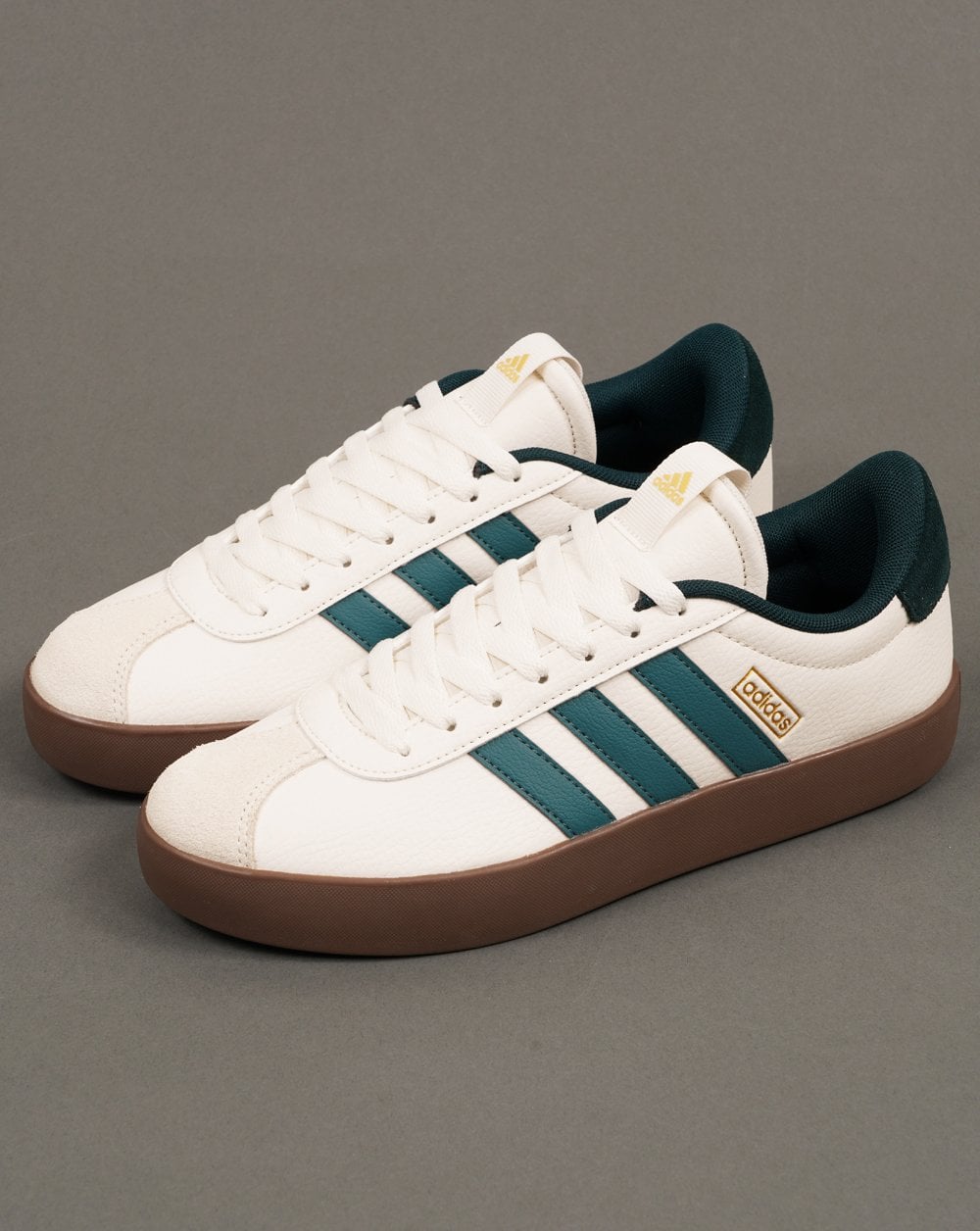Adidas VL Court 3.0 Trainers White/Teal/Gum