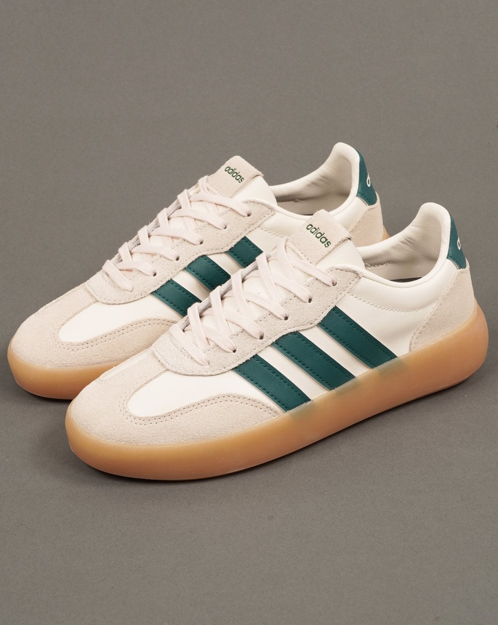 Adidas Barreda Lux Trainers Off White Green Gum