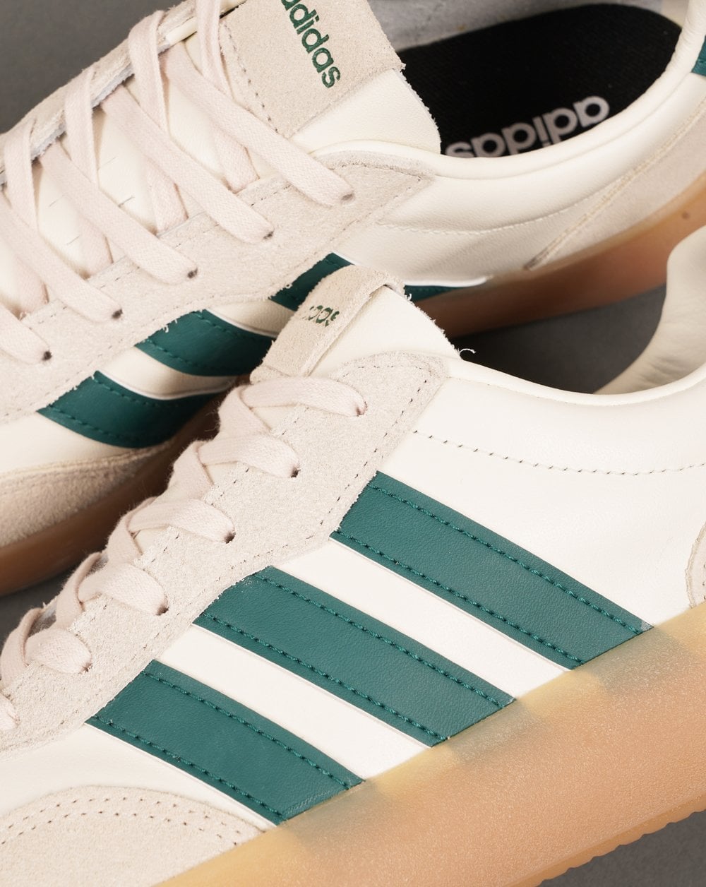Adidas Barreda Lux Trainers Off White Green Gum