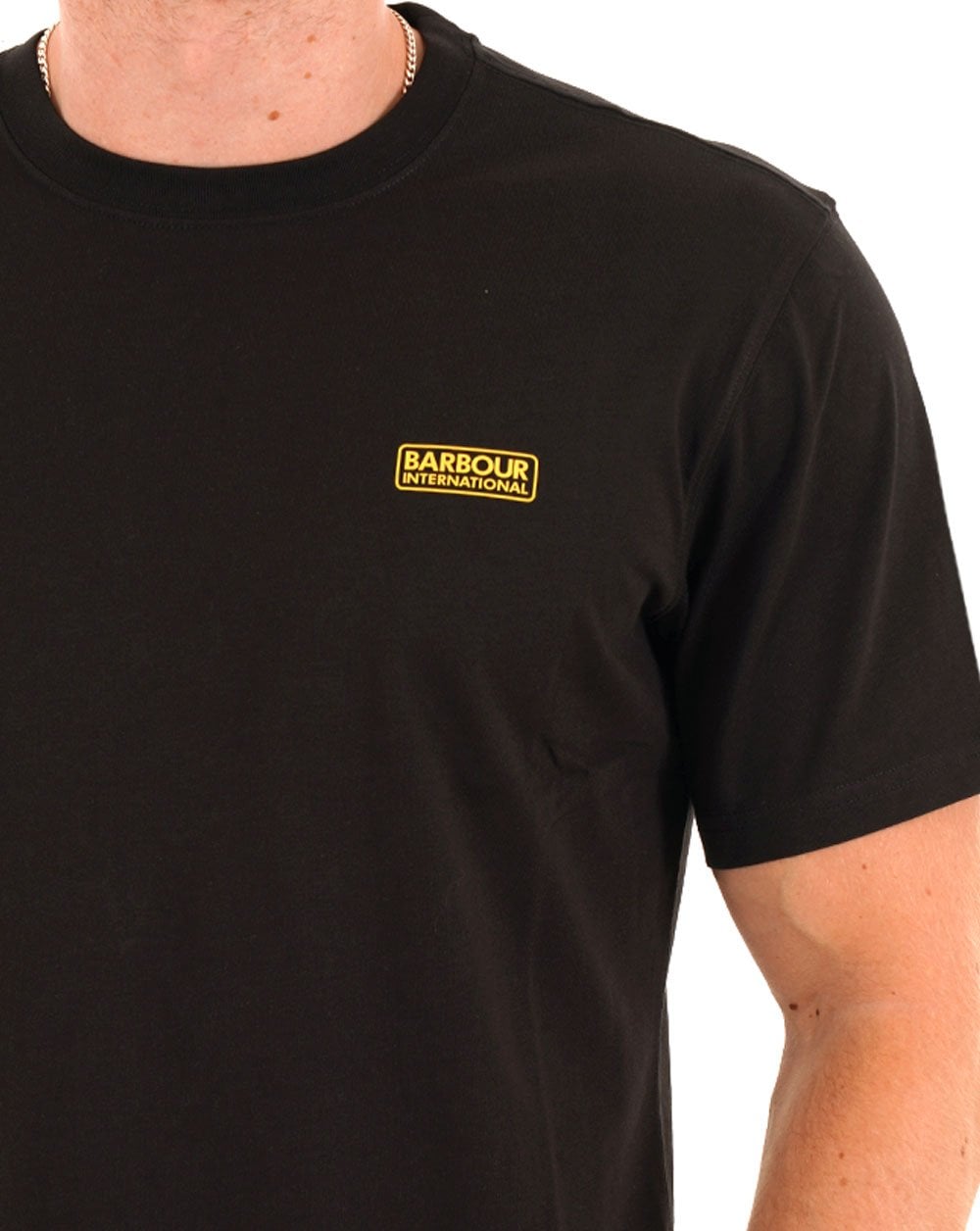 Barbour International Small Logo T-shirt Black