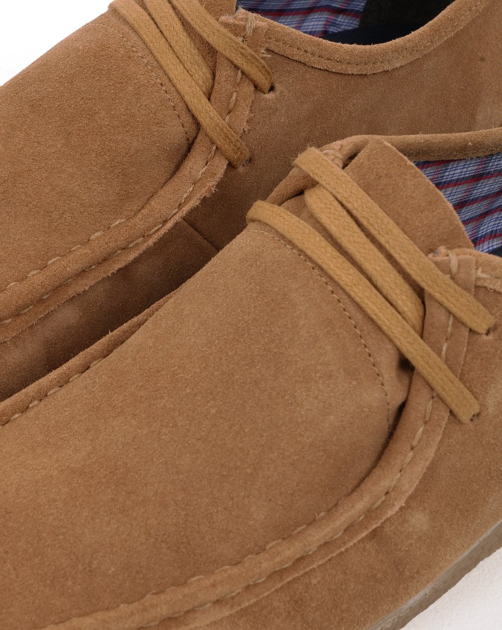 Roamers Brit Pop Suede Shoes Tan