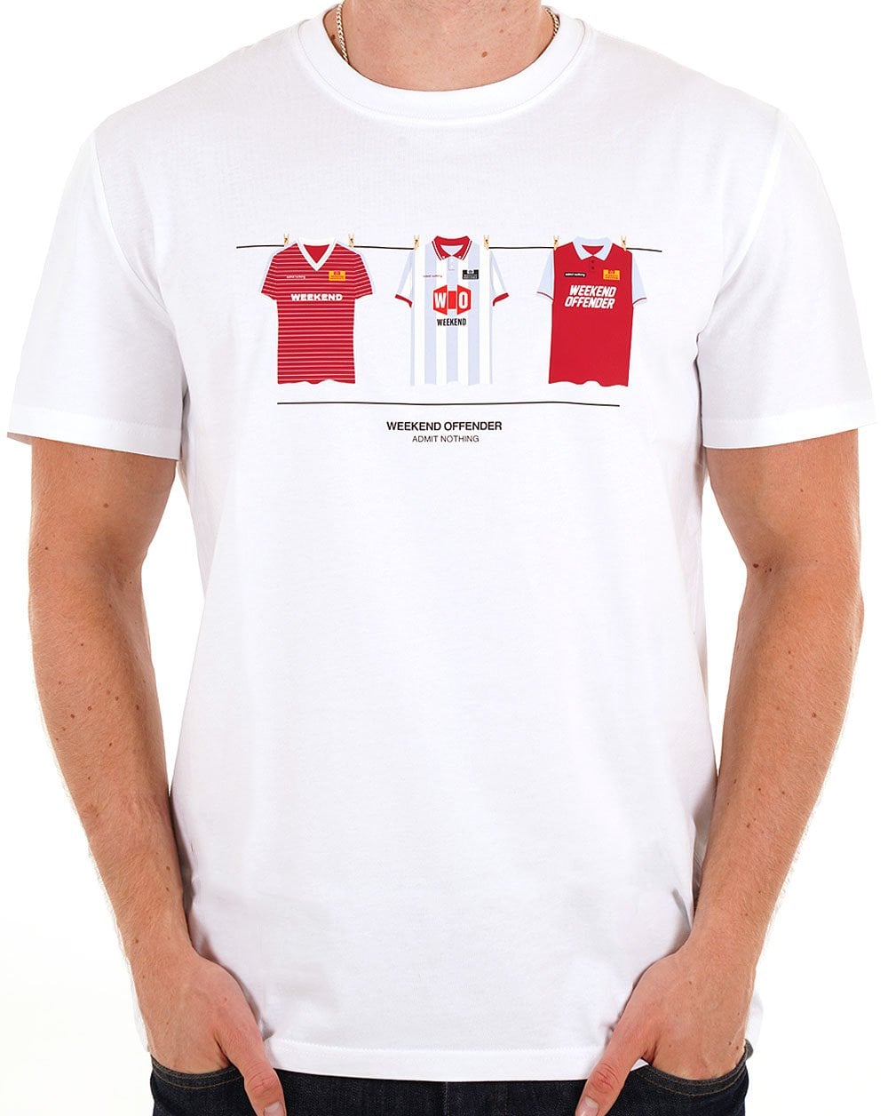Weekend Offender West Ham Kits T Shirt White