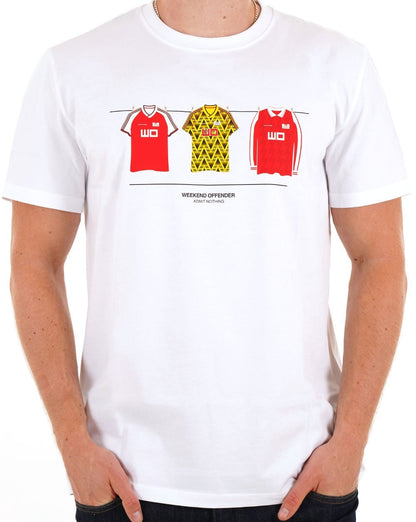 Weekend Offender Arsenal Kits T Shirt White
