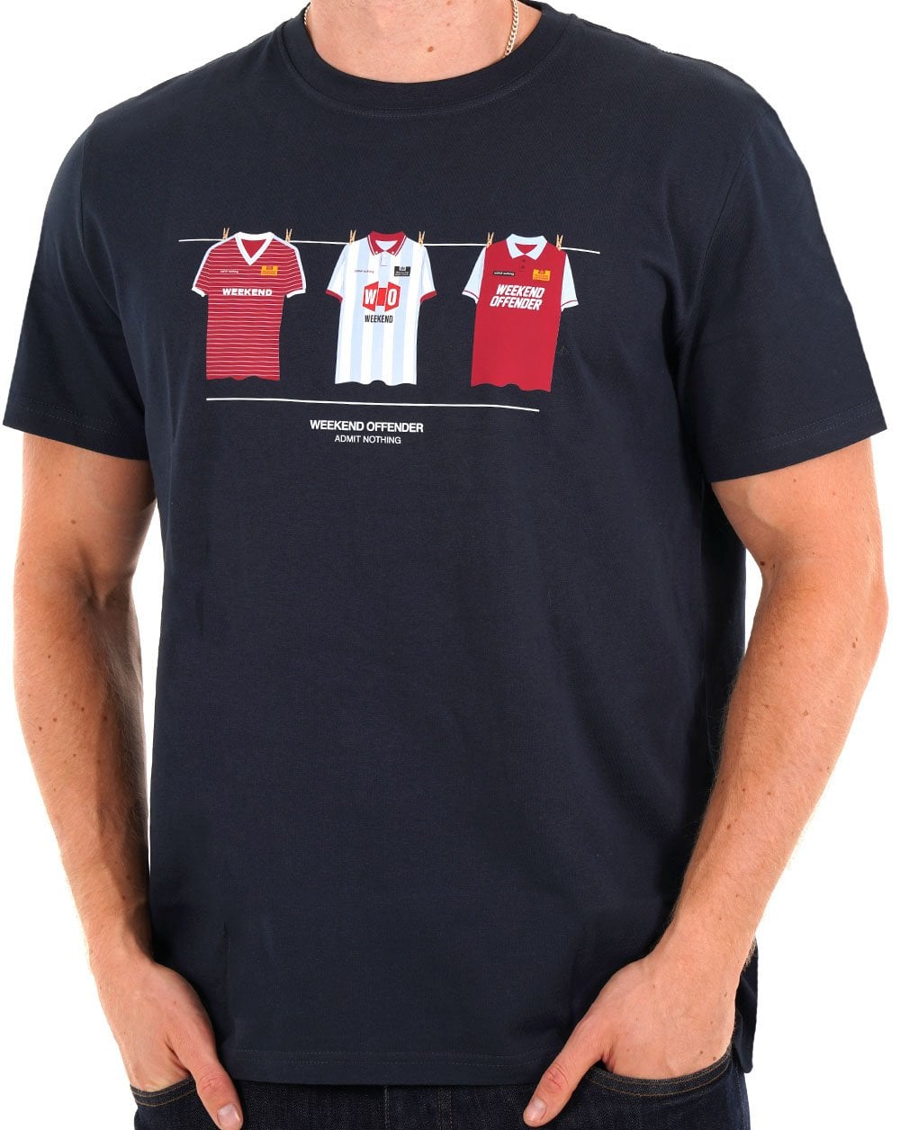 Weekend Offender West Ham Kits T Shirt Navy