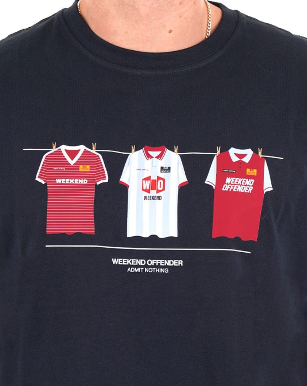 Weekend Offender West Ham Kits T Shirt Navy