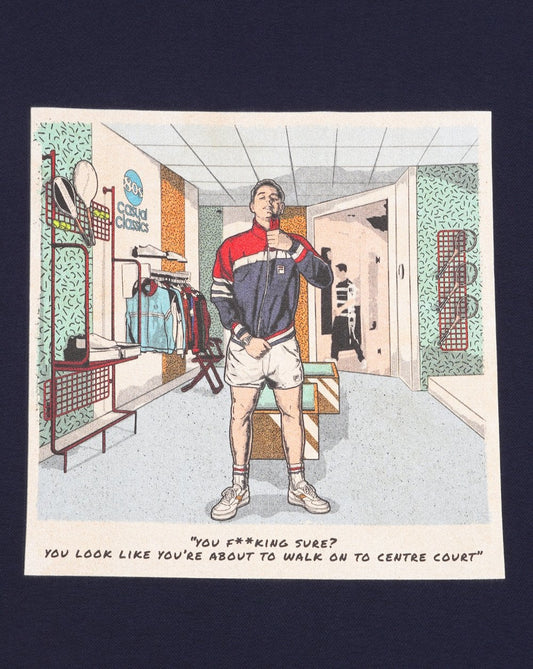 The Business Shop Scene T Shirt Navy