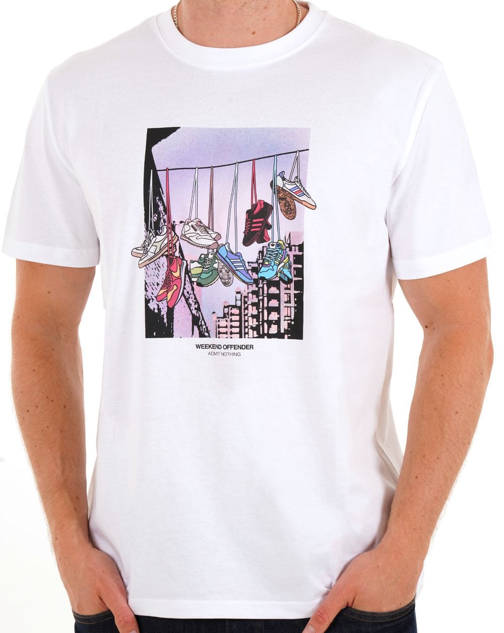 Weekend Offender Turf Wars T Shirt White