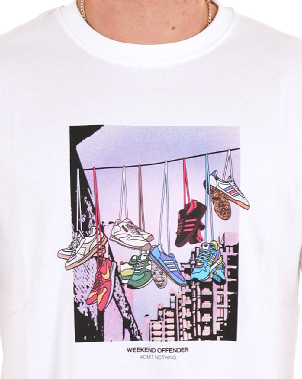 Weekend Offender Turf Wars T Shirt White